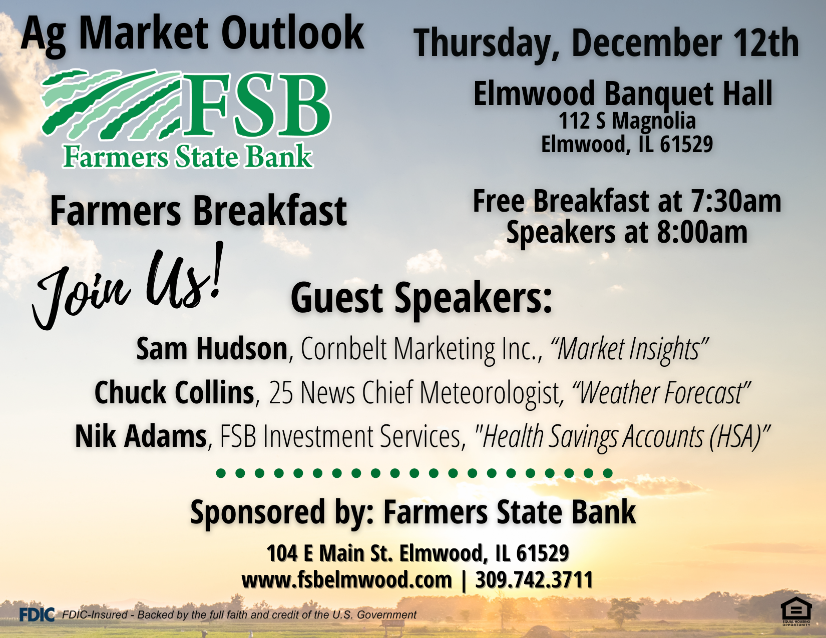 Ag Market Outlook Meeting